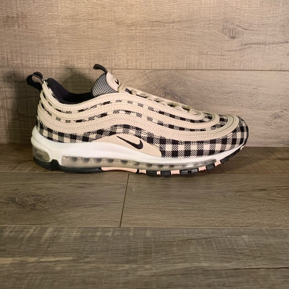 Nike Air Max 97 Premium Plaid Light Cream / Black - Picture 2 of 4